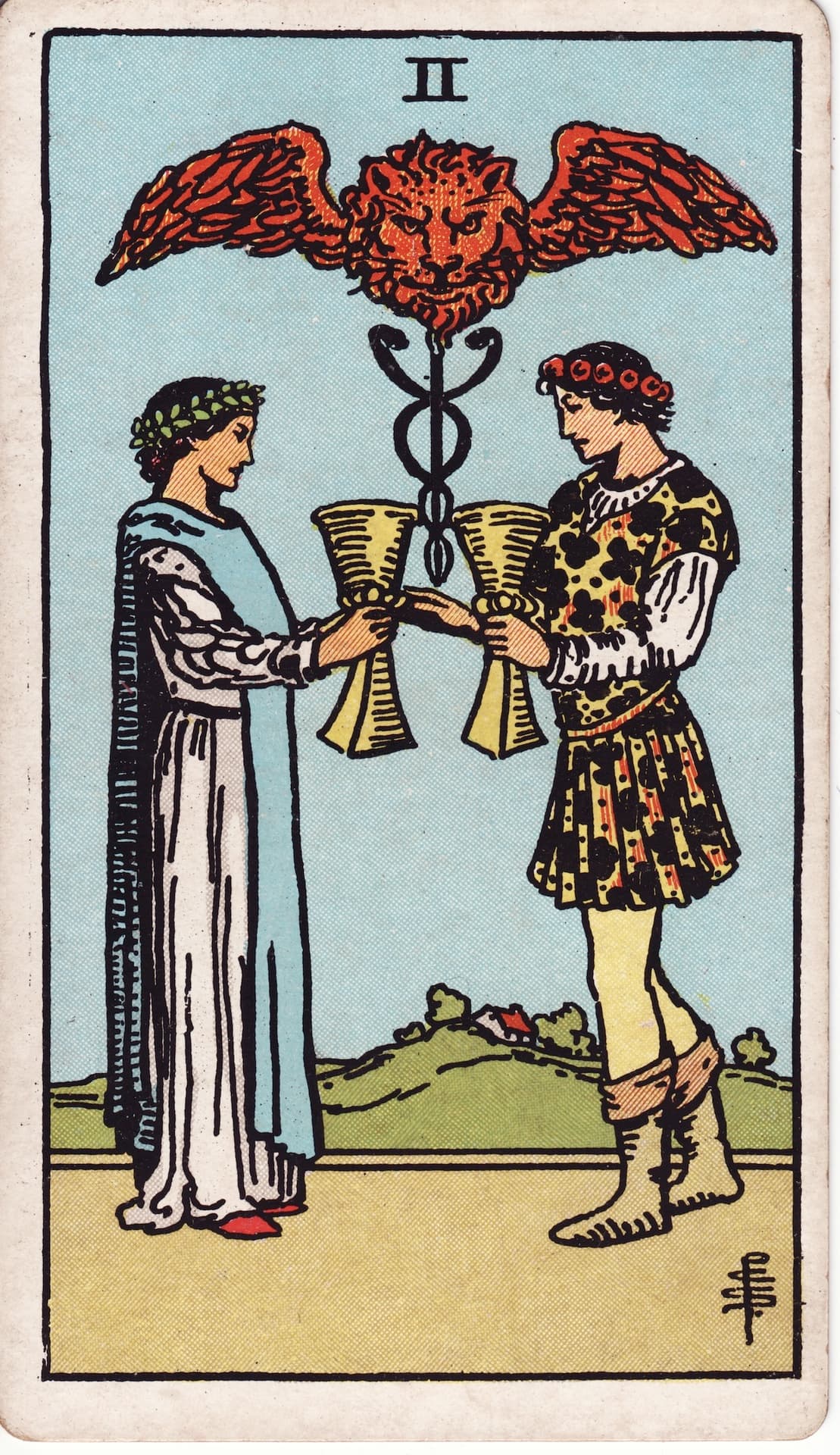 Dwójka Kielichów — tarot tygodniowy