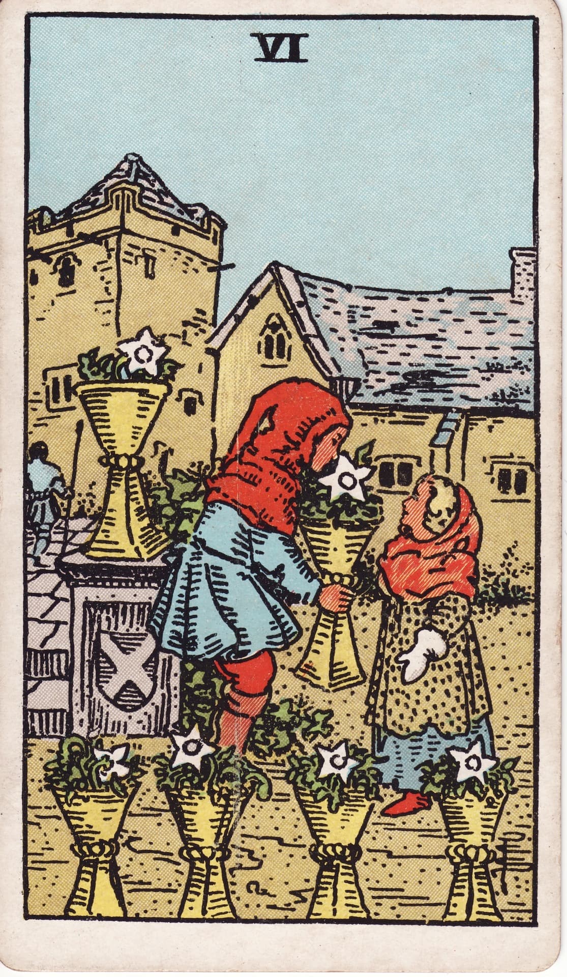 Szóstka Kielichów — tarot roczny