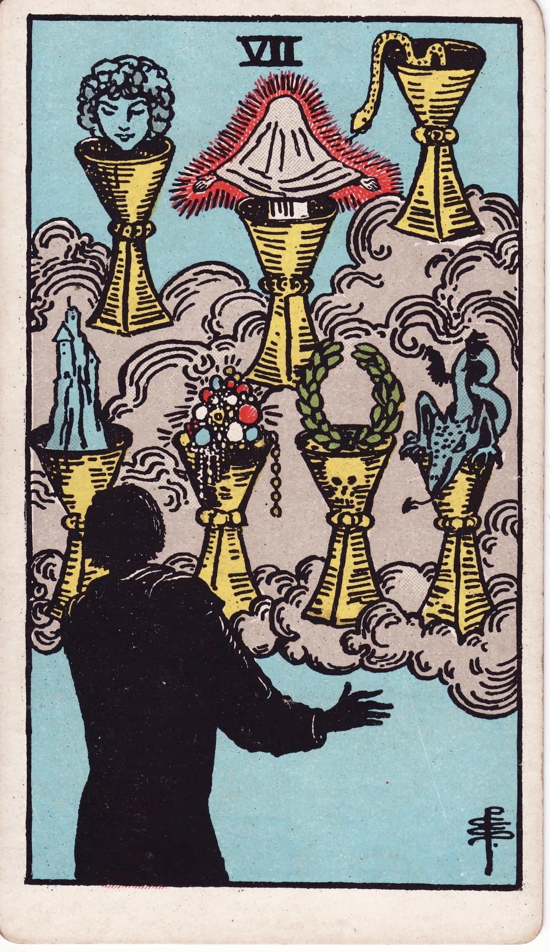 Siódemka Kielichów — tarot tygodniowy