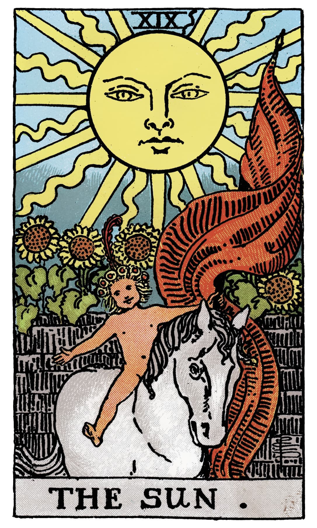 Słońce — tarot roczny