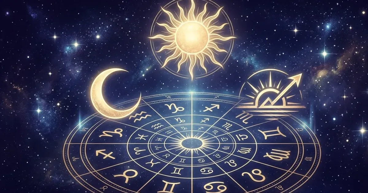 Wielka Trójka w astrologii: Słońce, Księżyc i Ascendent — klucz do zrozumienia Twojego kosmogramu