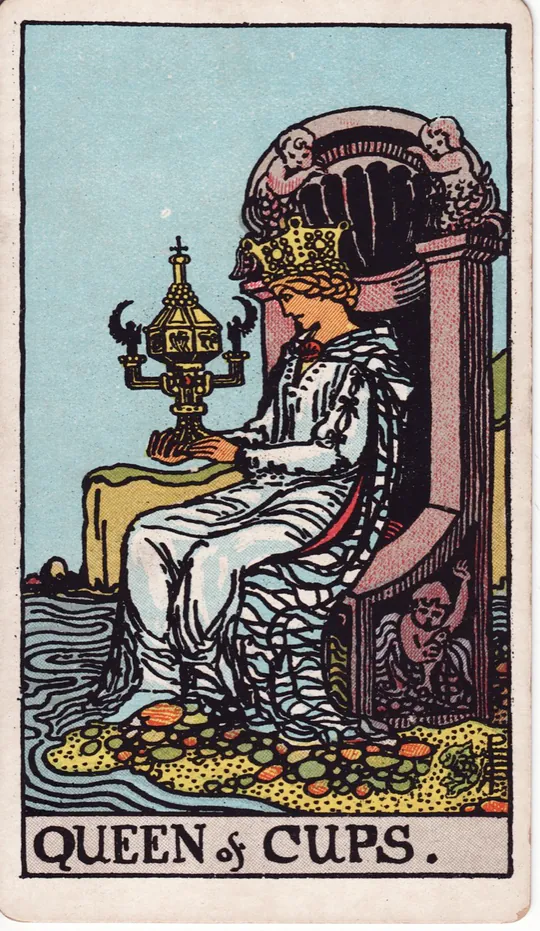 Królowa Kielichów — tarot Strzelec na dziś